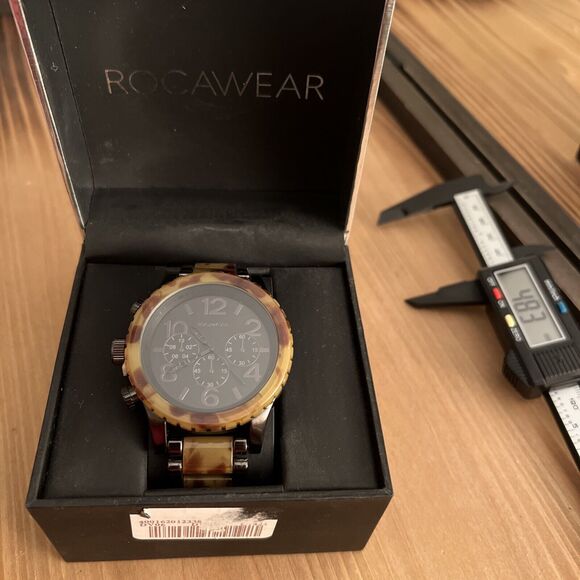 Rockawear Rm7773 Men’s Watch Watch Working - Picture 2 of 10